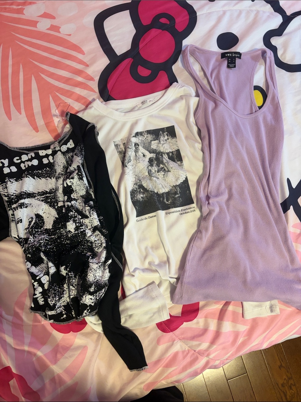 Lavender Ribbed Racerback Tank Top scoop neck, long sleeve graphic tees